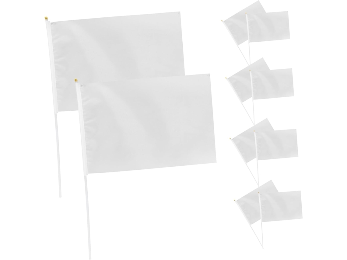 20 Bandeiras Ondulantes Com Alças Para Sinais De Mão De Árbitros Decoração Esportiva Gokoco