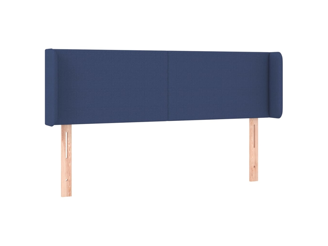 Headboard, Headboards Vidaxl Azul Tecido (147 X 16 X 78/88 Cm)