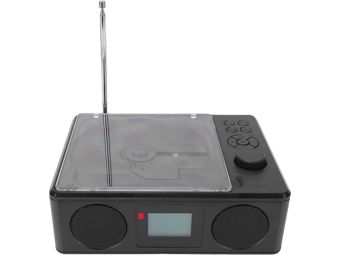 Leitor Cd Portátil, Estilo Vintage, Com Bluetooth E Controle Remoto. Compatível Com Usb, Entrada Auxiliar