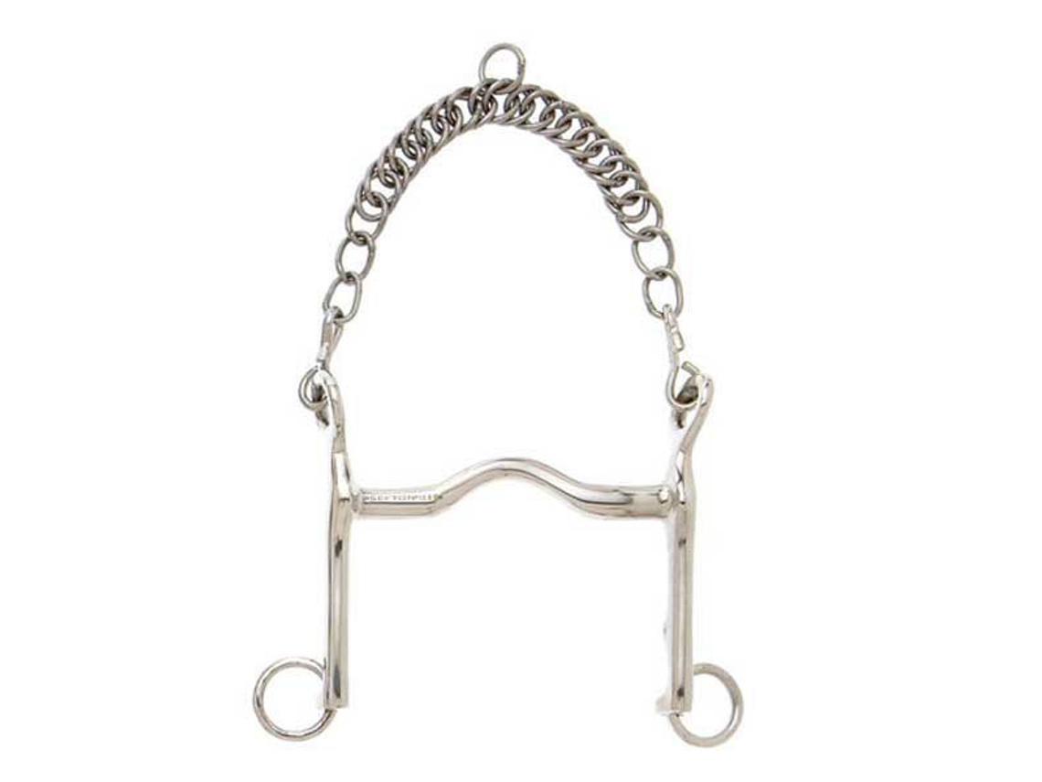 Bit Weymouth Curto Fixo Prateado 11.5 Cmsefton