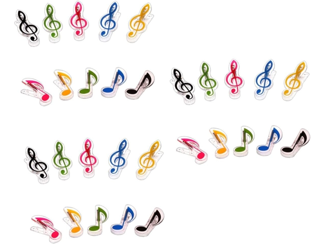 Conjunto Upkoch de 3 clipes para partituras de piano, clipes para livros de música, páginas de suporte para partituras, clipes.
