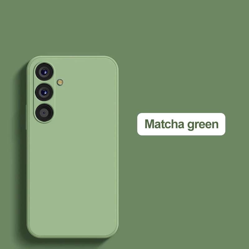 Capa De Silicone Líquido Para Câmera (verde Matcha Para Galaxy S26 Ultra) Para Samsung