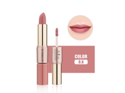 Labial Mate 2 En 1 Brillo Labial Hidratante Bálsamo De Larga Duración Maquillaje Cosmético (6)