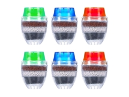 Filtro De Torneira Com Carbono Ativado, 6 Cartuchos Purificador De Água, Filtro Universal Para Cozinha (filtração 6 Camadas)
