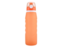 KOFIHETY Garrafa De Água Dobrável Em Silicone 1000ml Copo Para Beber Para Esportes Tour Corrida Acampamento Laranja