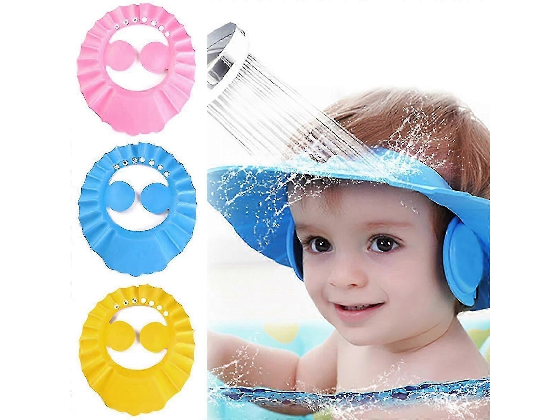 Touca De Banho Impermeável Para Bebês, Que Protege Os Cabelos Durante O Banho.
