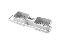 Escorredor De Pratos Multifuncional Para Cozinha, Com Prateleira Ajustável Armazenamento Escovas Lavar Louça, Porta Organizar Panos E Esponj