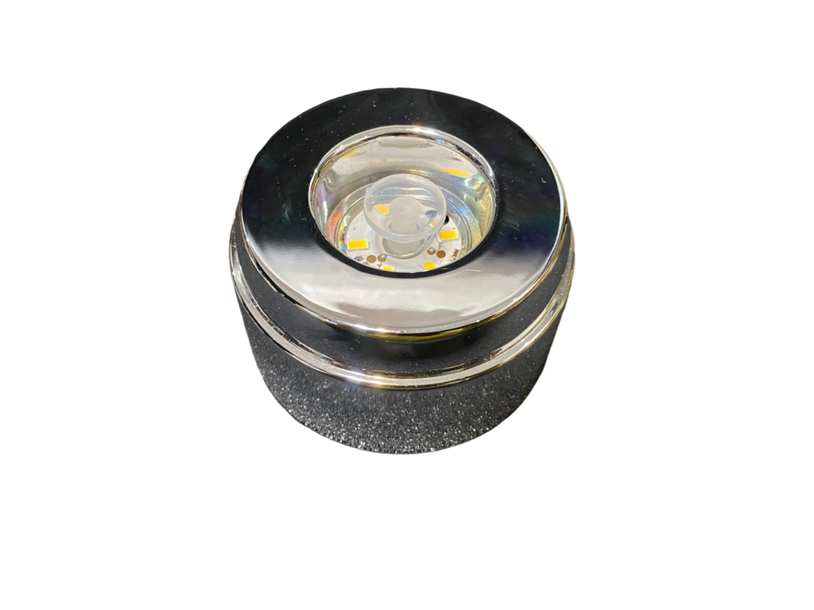 Laxiscreed Base De Luz Led Com Esfera De Cristal, Usb E Luz Ambiente Para Mesa E Decoração