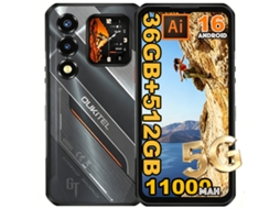 Smartphone Oukitel Wp66 5g 11000mah 33w 120hz 36gb/512gb Preto