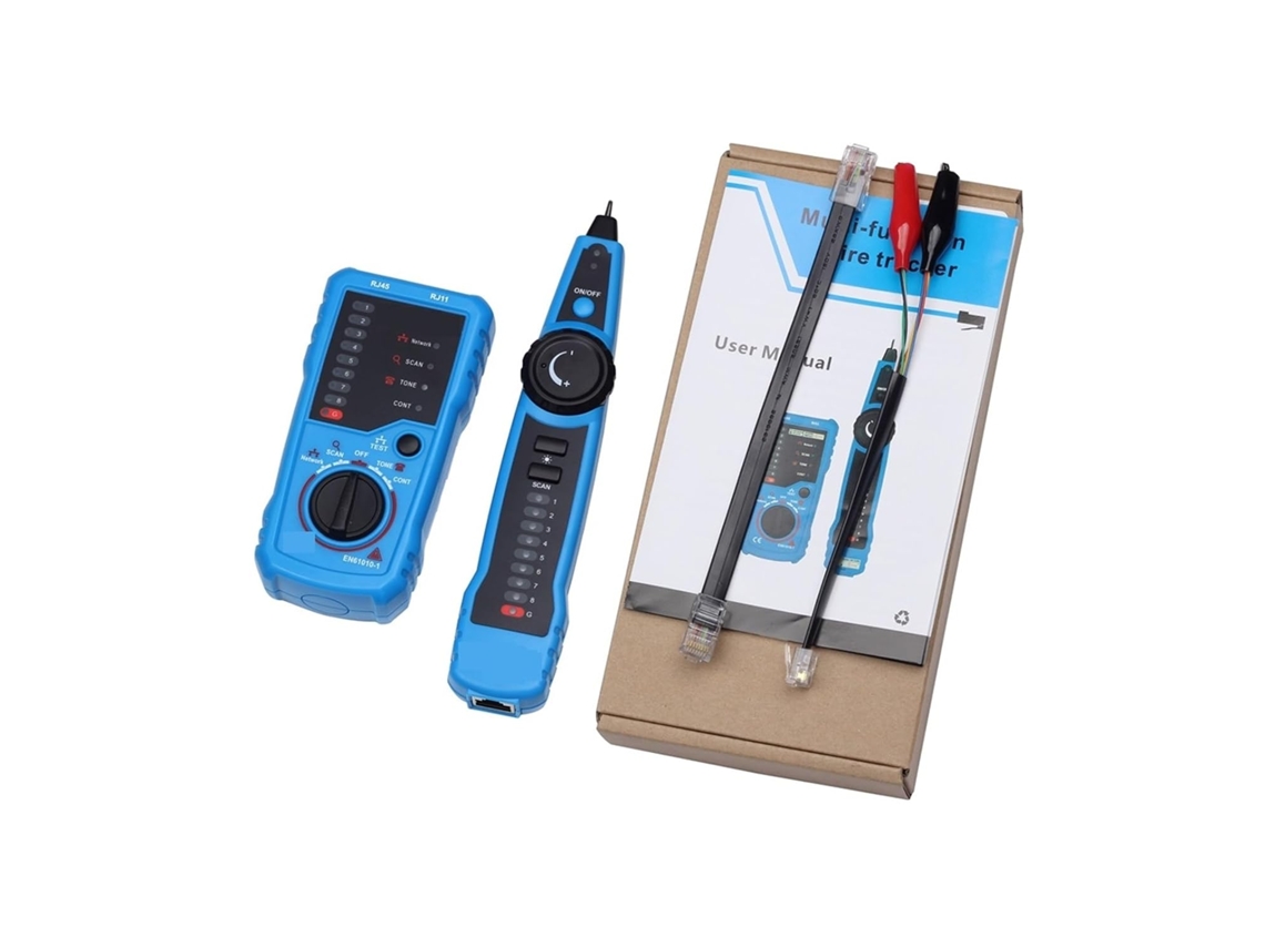 Traceur de Fil Téléphonique Rj11 Rj45 Cat5 Cat6, Toner, Testeur Câble Réseau Ethernet Lan SFUSHOS