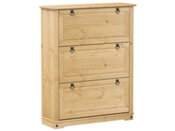 Shoe Cabinet, Shoe Cabinets Vidaxl Marrom Madeira De Pinho (n/a)