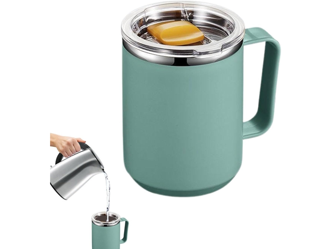 Canecas De Café De Metal, Caneca Térmica De 450 Ml, Caneca Para Beber Café, Caneca De Viagem, Gokoco