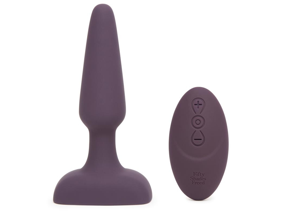 Plug Anal Feel So Alive Com Controle Remoto Vibrador Usb Recarregável FIFTY SHADES FREED
