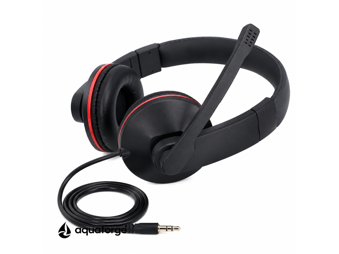 Headset Gaming Com Microfone 3,5 Mm
