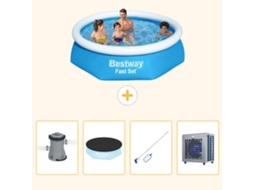 Bestway Piscina Bestway Fast Set Redonda - 244x61 Cm - 5-peças S283