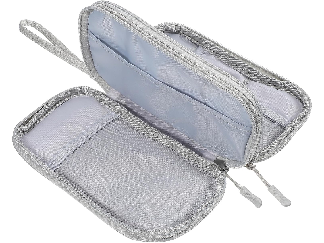 Bolsa Organizadora Dupla Para Cabos Eletrônicos Bolsa Organizadora Dupla Para Cabos Eletrônicos, Ideal Para Viagens E Armazenamento De Gokoco