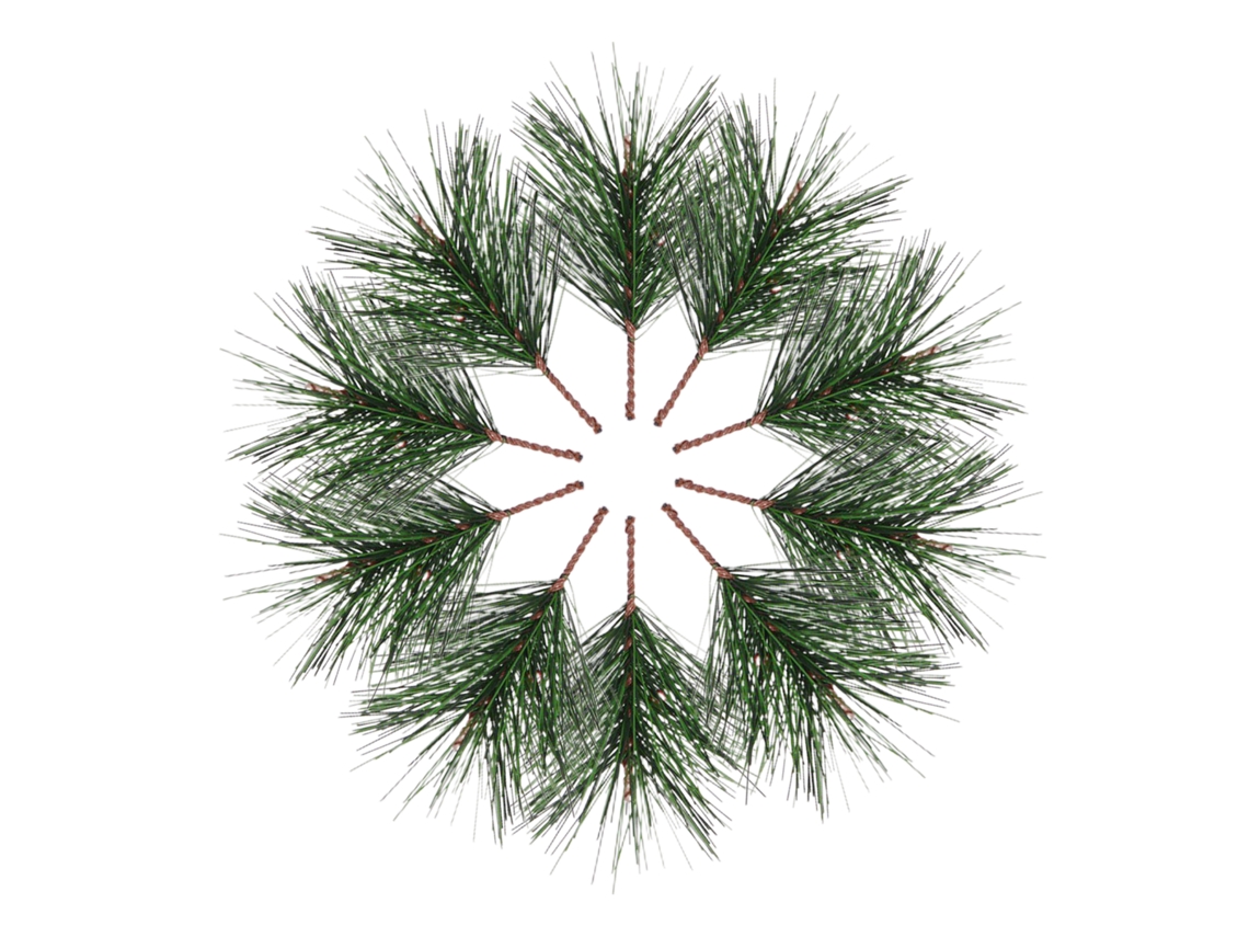 Laxiscreed Pack Com 10 Pinos De Natal Artificiais De 10x15 Cm Para Decoração Natalícia