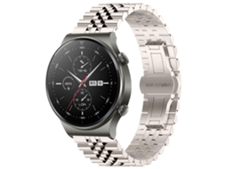 Pulseira De Aço Inoxidável Five Bull Half Round Para Huawei Watch Gt2 Pro / Gt 2e + Ferramenta Para Remoção Da Pulseira