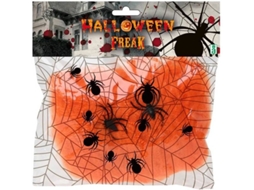 Decorações de Halloween DISFRAZZES Teia de Aranha Laranja (20 gr)