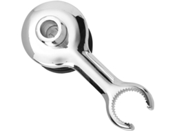 Suporte Para Chuveiro Em Abs Prateado Banheiro E Barbearia