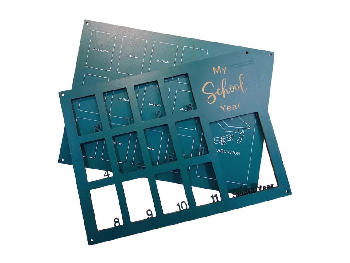 Porta, Retratos para Fotos da Vida Escolar, Painel de Parede com Colagem de Fotos da Pré, Escola Ao Ensino Médio BRILVIBERA