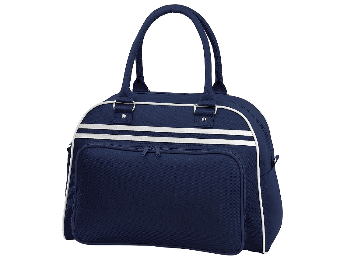 Mochila retro bowling bag (pacote com 2) tamanho único azul marinho AQUAFORGE (23 litros)
