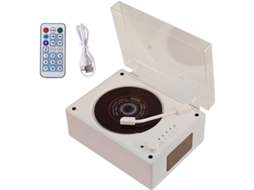 Leitor Cd Portátil, Bluetooth Com Alto-falantes, Pequeno De Dvd Vintage Com Controle Remoto