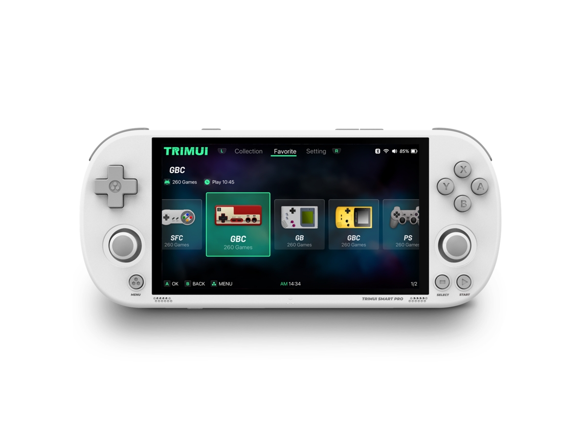 Console portátil com sistema Linux e tela IPS de 4.96 polegadas EOOCOO