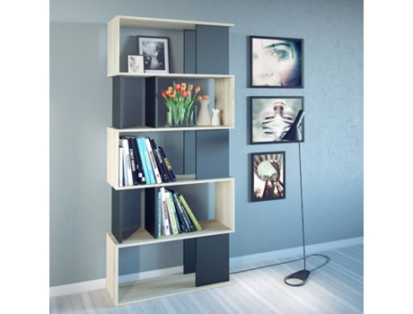 Livraria  Preto (Laminado - 29x80x175 cm)