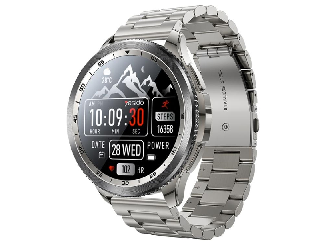 Smartwatch De Metal Com Tela Amoled De 1,43 Polegadas (cinza Titânio)