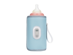 Aquecedor De Mamadeiras Portátil, Com Capa Isolante Termostática E Visor Panoona