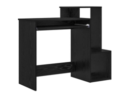 Conjunto 1 Secretária De Computador Vidaxl Preto Derivados De Madeira (106 X 41 X 88,5 Cm)