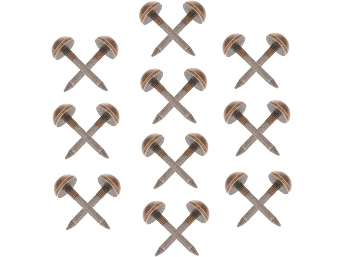 Conjunto de 20 Healeved Tachas Decorativas para Estofamento, Reparo Móveis e Decoração Sofás Acessório Renov