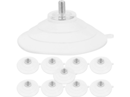 Ventosas De Vidro, Ventosas Pequenas Com Parafuso M5, Pvc Transparente, 10 Unidades Para Móveis E Janelas De Vidro Em