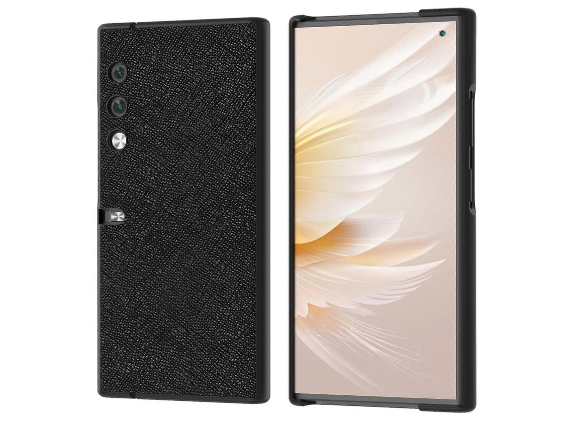 Capa De Celular Em Couro Com Textura Cruzada Para Honor V.