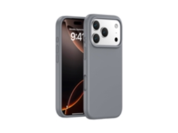 (cinza Carvão, Iphone 16 Plus) Capa De Silicone Líquido Para Iphone, Proteção Integral Para Os Botões Da Câmera.