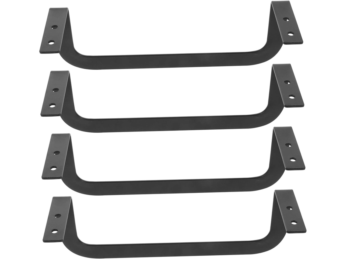 Conjunto de 4 peças de protetor de colchão antiderrapante Kichouse, fixador de ferro resistente, compatível com camas.