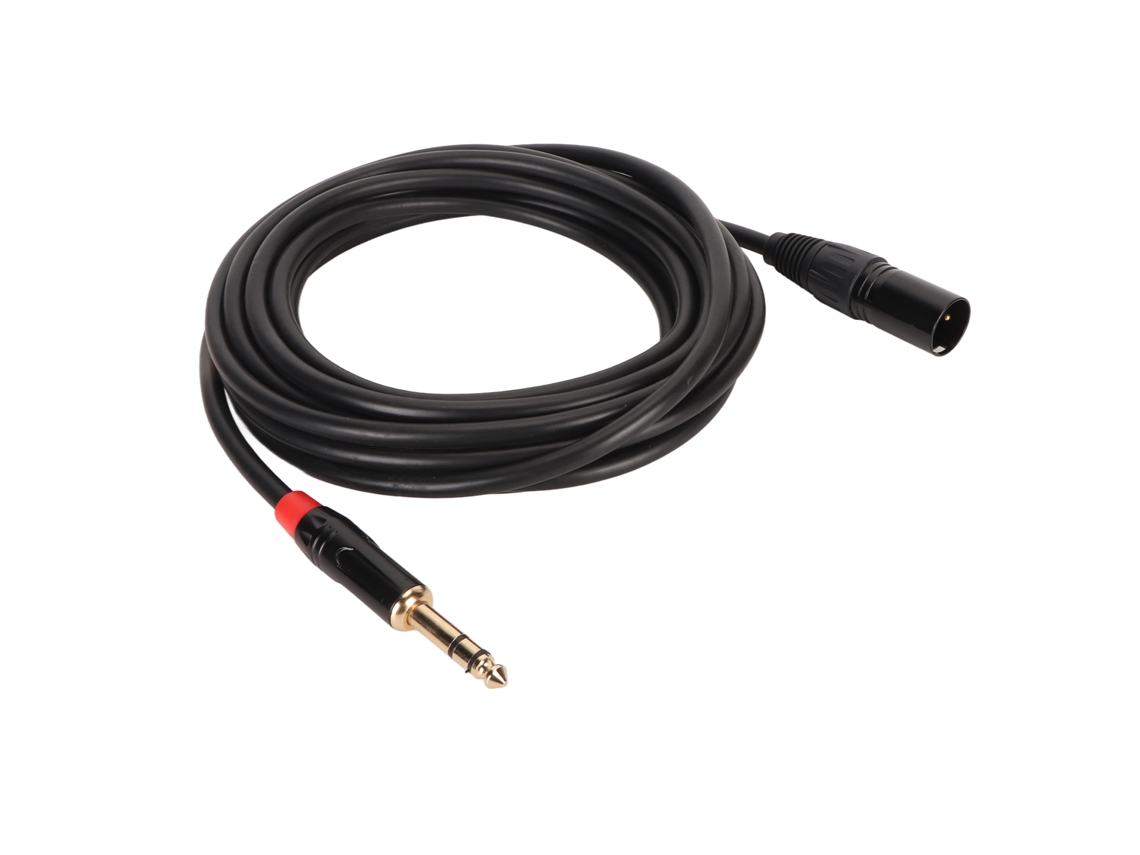 Cabo Xlr Macho para 1/4 Polegada Trs 5m LAXISCREED