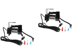 Conjunto De 2 Compressores De Ar Para Carro, Inflador Portátil Para Pneus De Plástico.