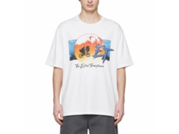 Rockinstone E.t. Moon Forest And Bike White T-shirt Size:xxxl