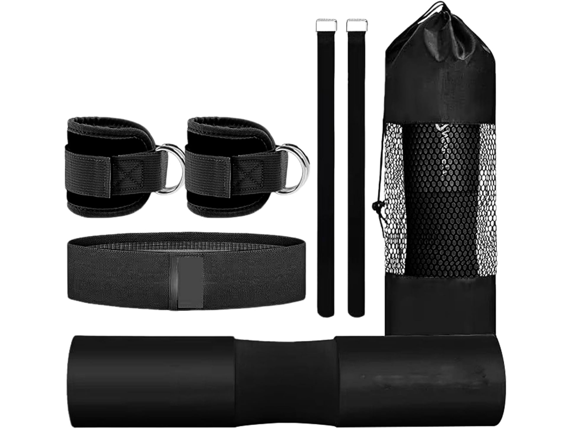 Conjunto de Protetores de Ombro, Faixas de Resistência e Tornozeleiras | S/MARCA