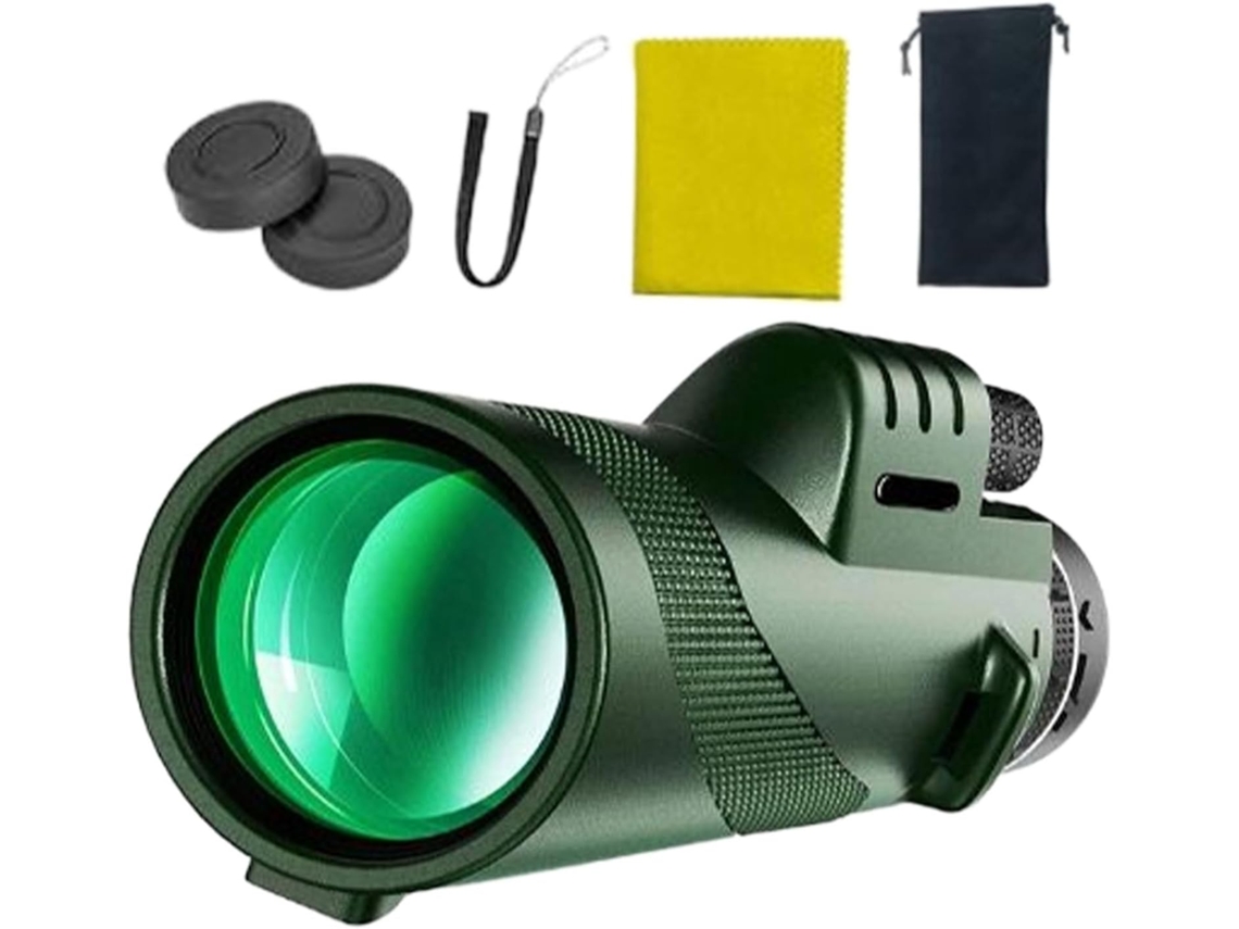 Telescópio Para Adultos, Astronomia Adultos Monocular Smartphone Ampliação 80x Leve Observação Pássaros Caça