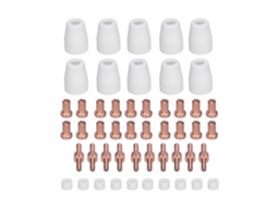 Kit de Consumíveis para Torcha de Corte Plasma com Ponta, Eletrodo e Bico S/MARCA