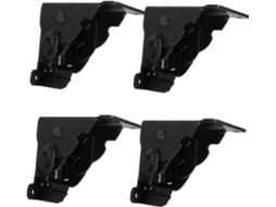 Conjunto De 4 Dobradiças Metal Com Trava Para Pés Mesa Dobrável,