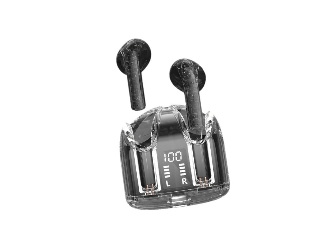 Fones de Ouvido Sem Fio TWS Bluetooth 5.3 com Cancelamento de Ruído e Microfone para iPhone e Android JIAPEI (preto)