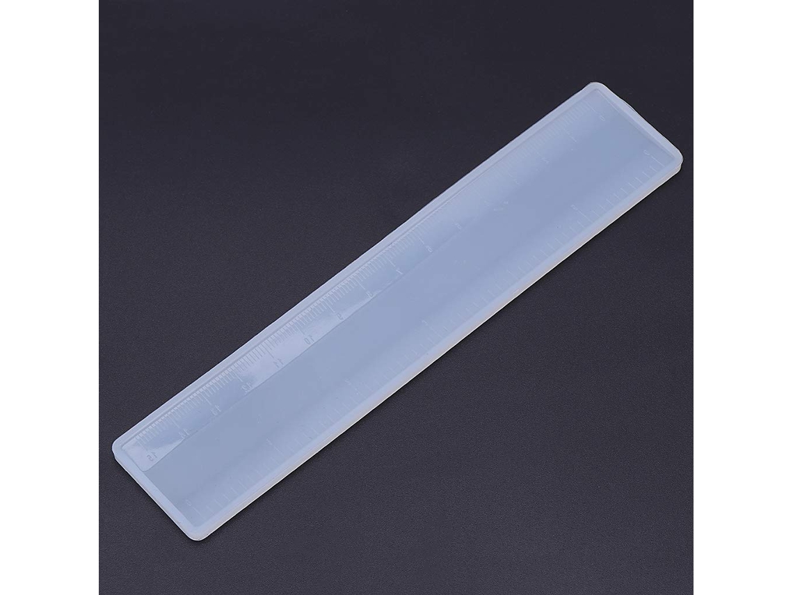 Molde de silicone para retângulos semicirculares e triângulos de 45 a 60 graus, ideal para artesanato e fabricação.