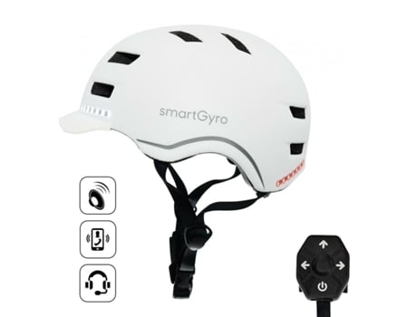 Casco Para Adulto Smartgyro Helmet Pro/ Tama?o l/ Blanco