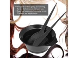 2026 kit de Tinta para Cabelo com Taça, Pincel e Pente Duplo Ferramentas de Coloração Capilar para Lar e Salão
