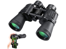 Binóculos Telescópicos 20x50 Hd com Zoom, Potentes e Dobráveis, para Visão Noturna, Caça, Camping e Esportes Ao Ar Livre BRILVIBERA