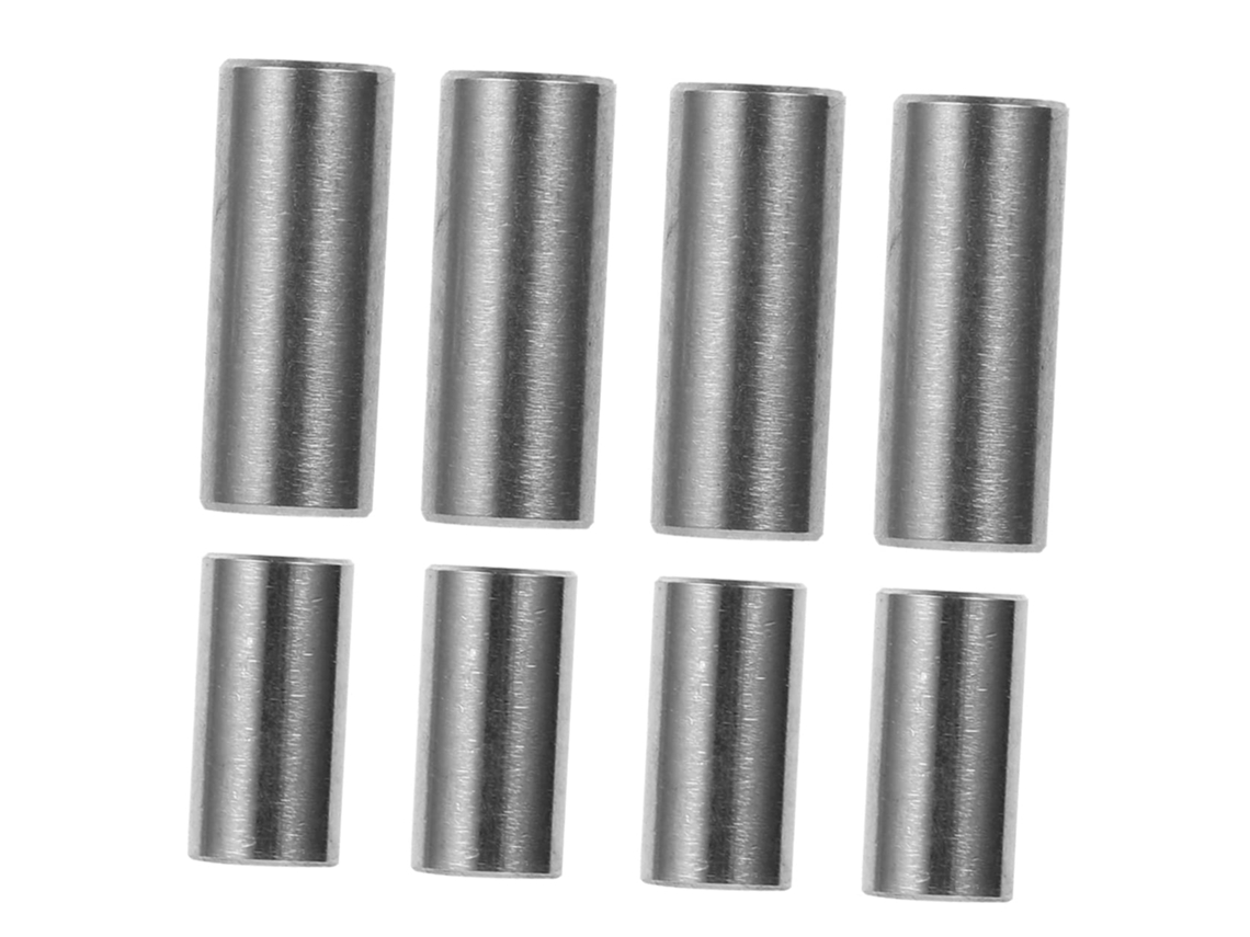 Conjunto De 8 Peças Porcas Acoplamento Em Aço Inoxidável Para Hastes Conexão Alta Resistência